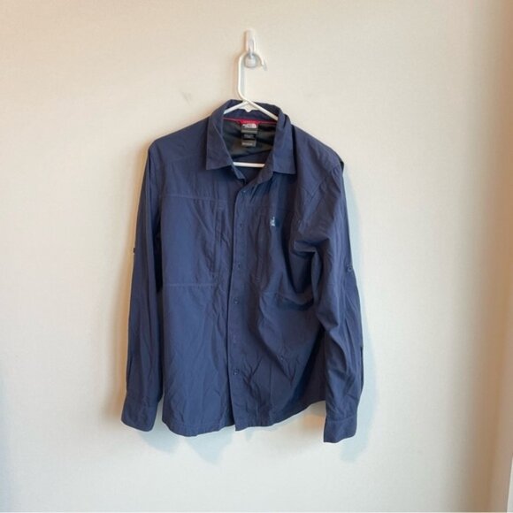 The North Face Blue Travel Long-sleeve Size Medium - Picture 3 of 9